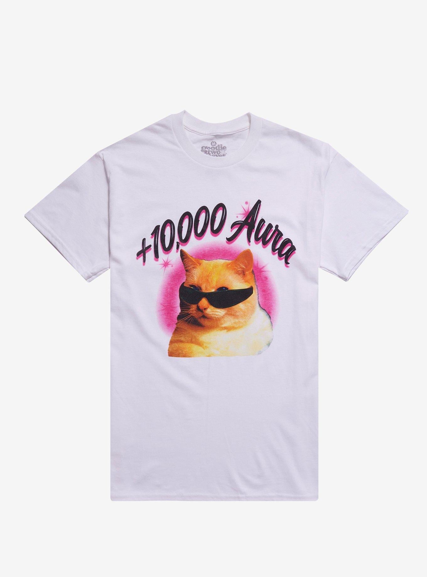 Aura Cat By Goodie Two Sleeves T-Shirt | Trending Graphic Tee For Fans