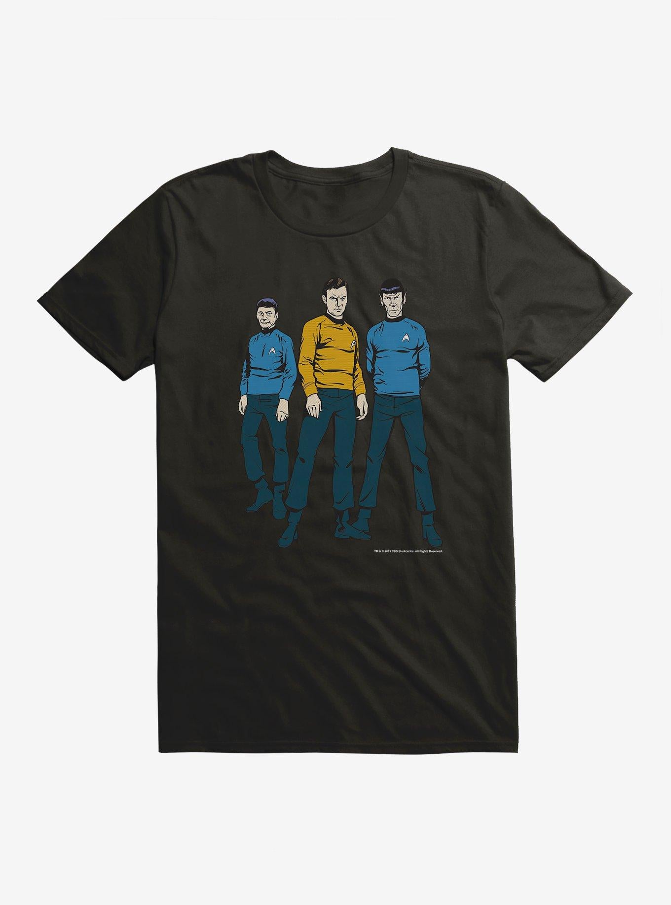 Star Trek Trio T-Shirt | Trending Graphic Tee For Fans