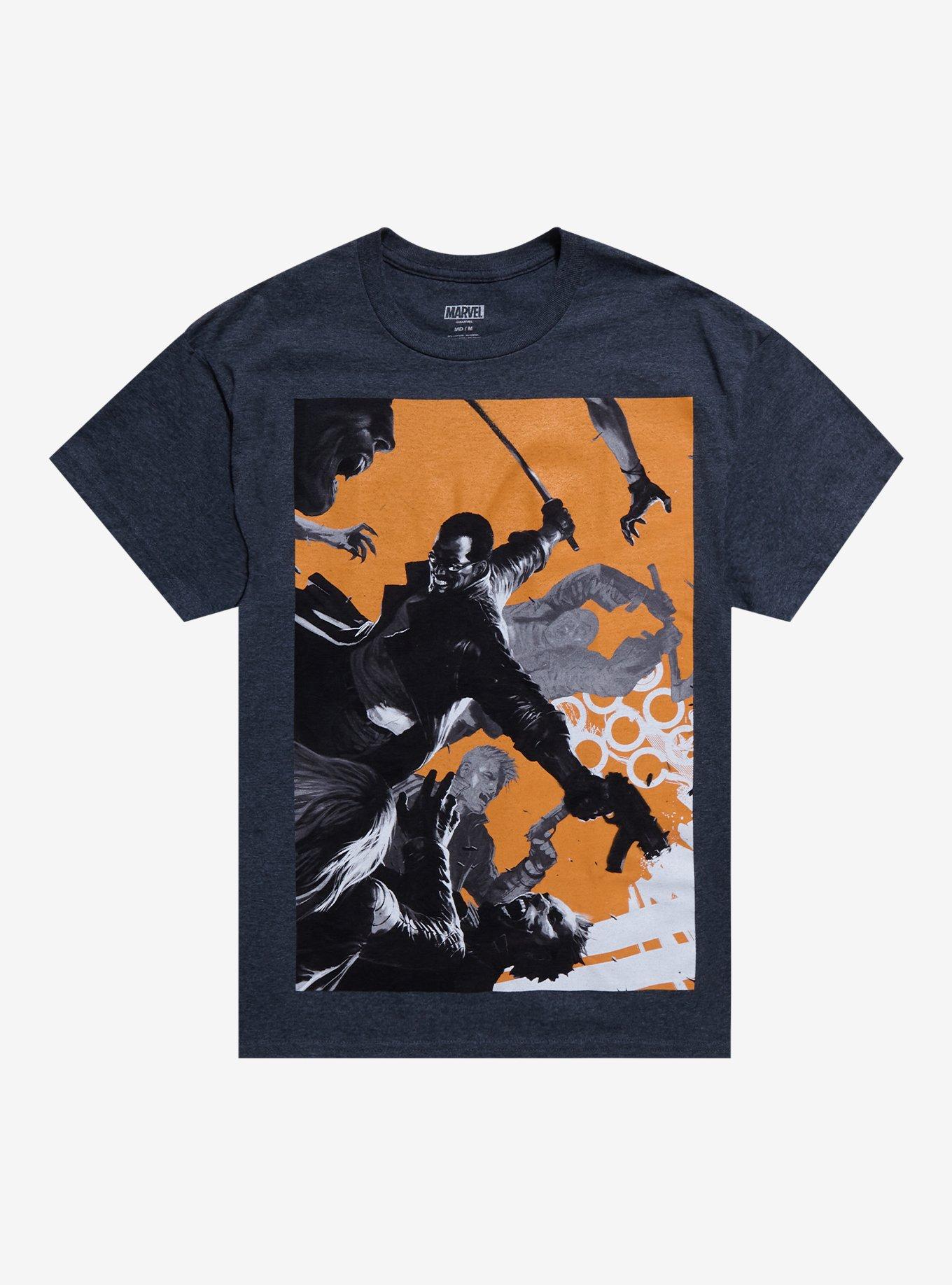Marvel Blade Battle T-Shirt | Trending Graphic Tee For Fans