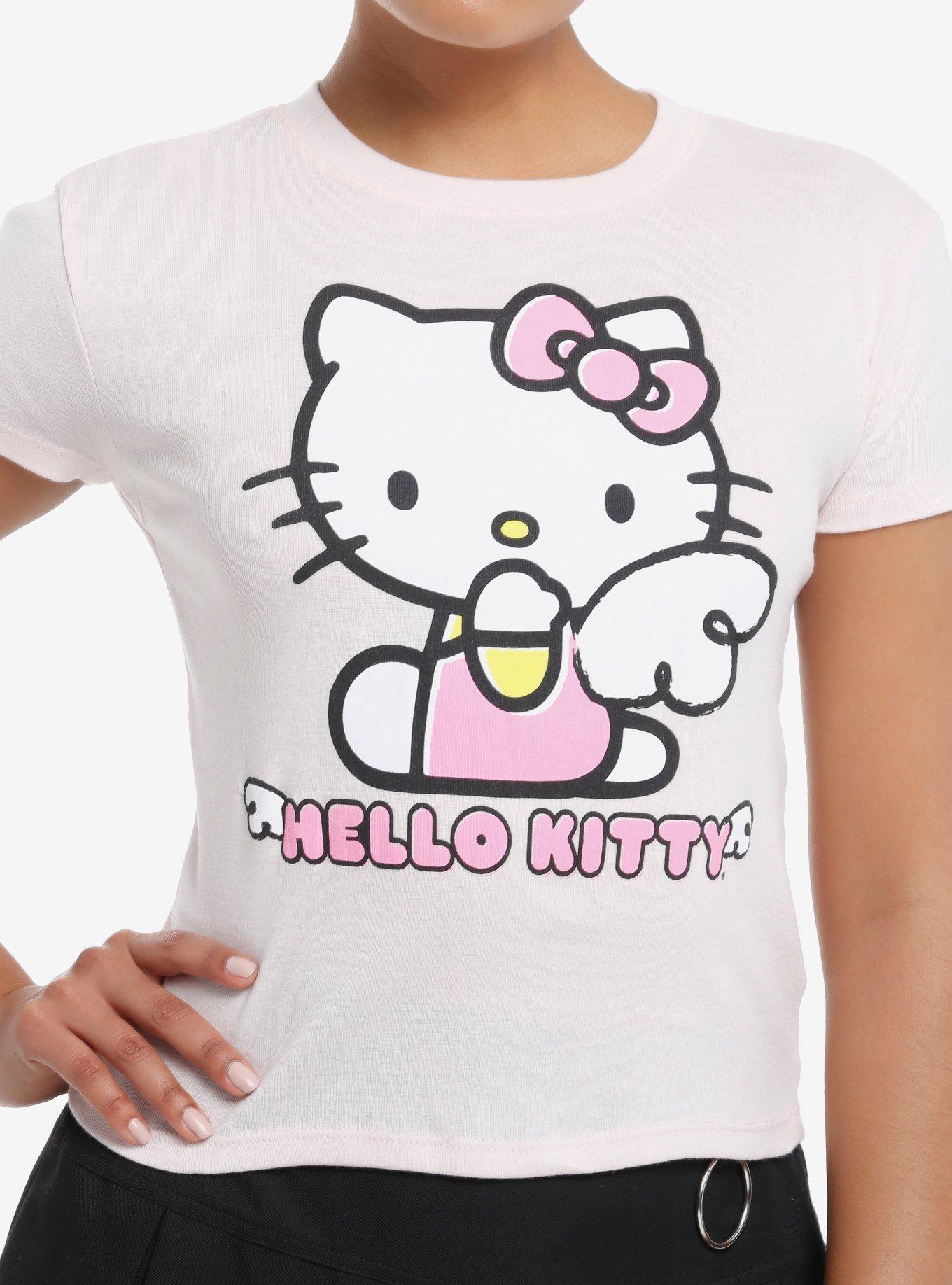 Hello Kitty Angel Wings Girls Baby T-Shirt | Trending Graphic Tee For Fans