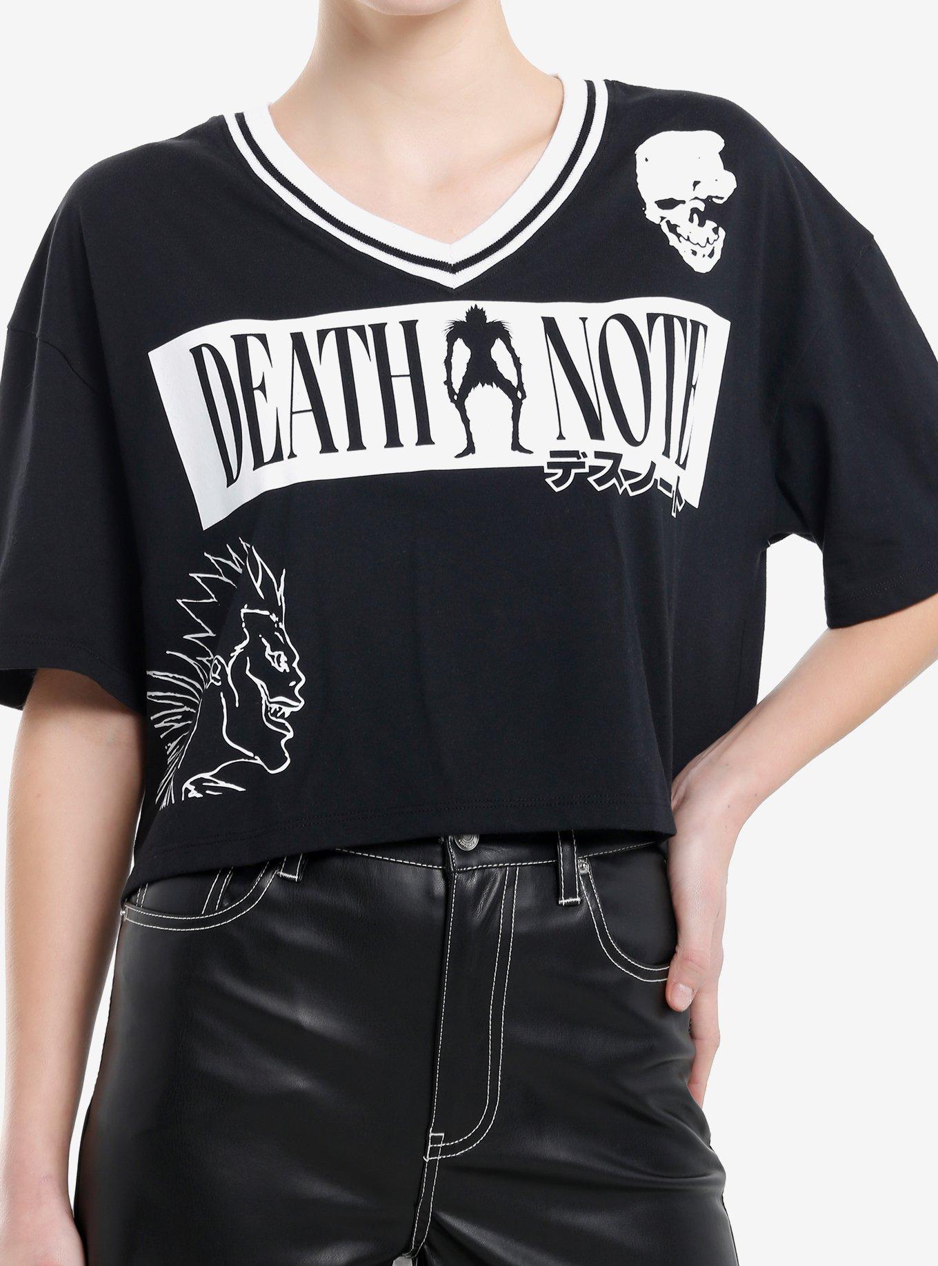 Death Note Varsity Girls Crop T-Shirt | Trending Graphic Tee For Fans