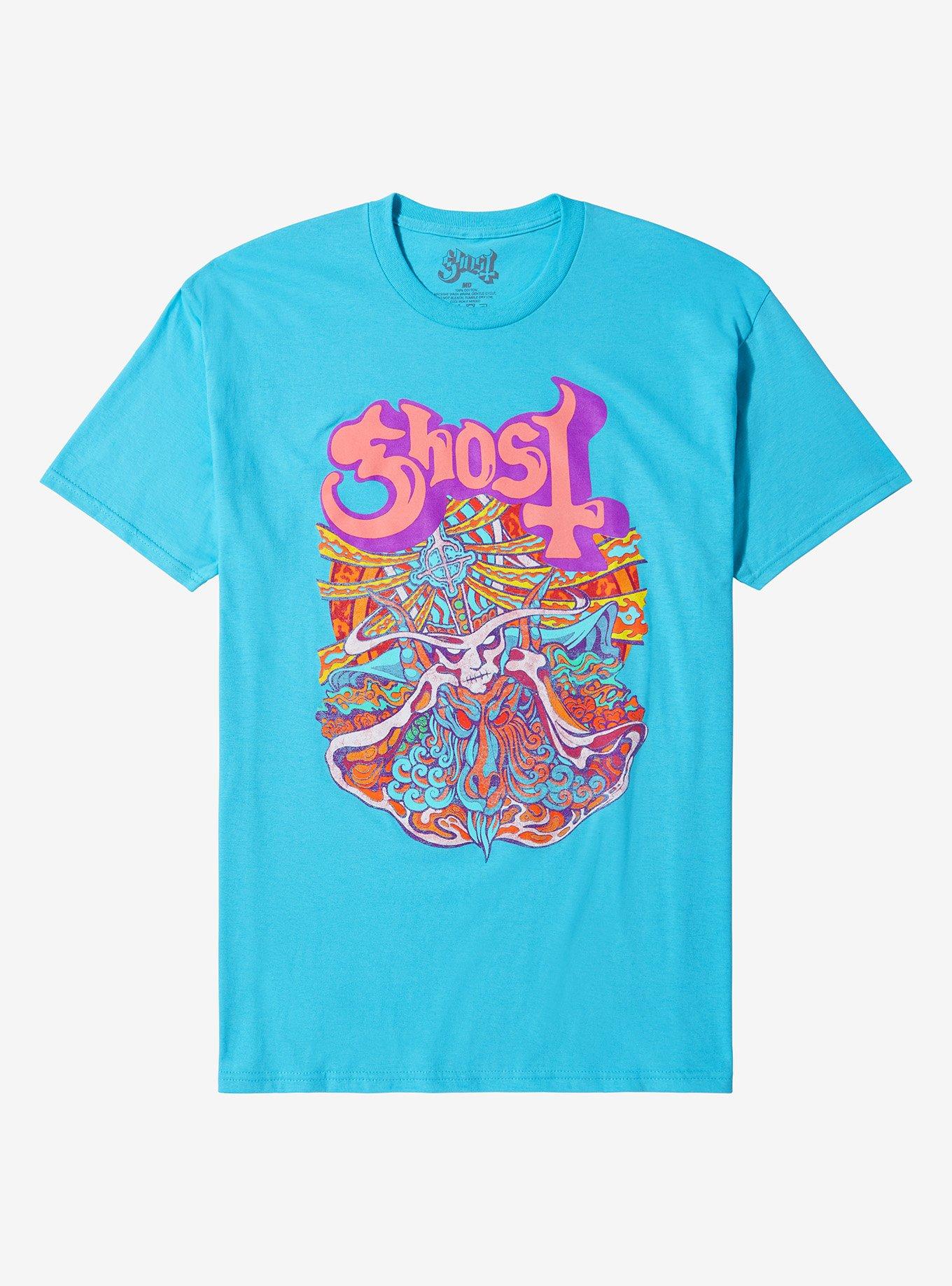 Ghost Seven Inches Of Satanic Panic Boyfriend Fit Girls T-Shirt | Trending Graphic Tee For Fans