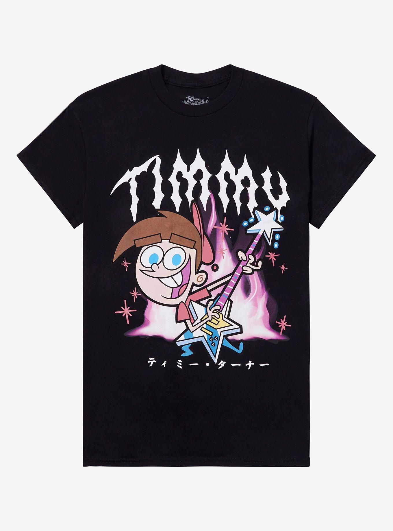 The Fairly OddParents Timmy Guitar Boyfriend Fit Girls T-Shirt | Trending Graphic Tee For Fans