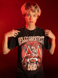 Hazbin Hotel Lucifer Hell's Greatest Dad Dark Wash T-Shirt | Trending Graphic Tee For Fans