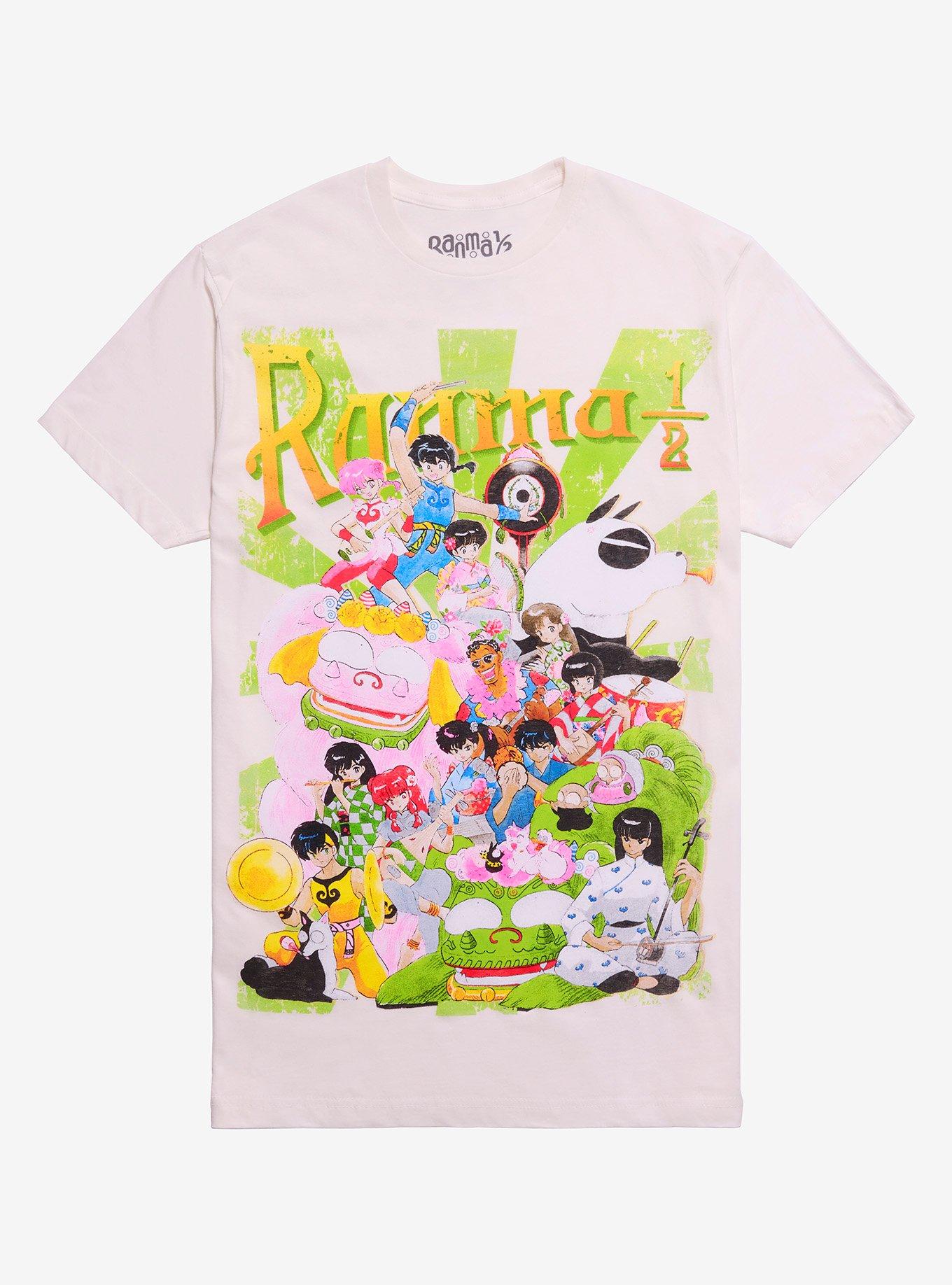 Ranma 1 2 Group T-Shirt | Trending Graphic Tee For Fans