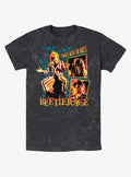 Beetlejuice Collage Boxes Mineral Wash T-Shirt | Trending Graphic Tee For Fans