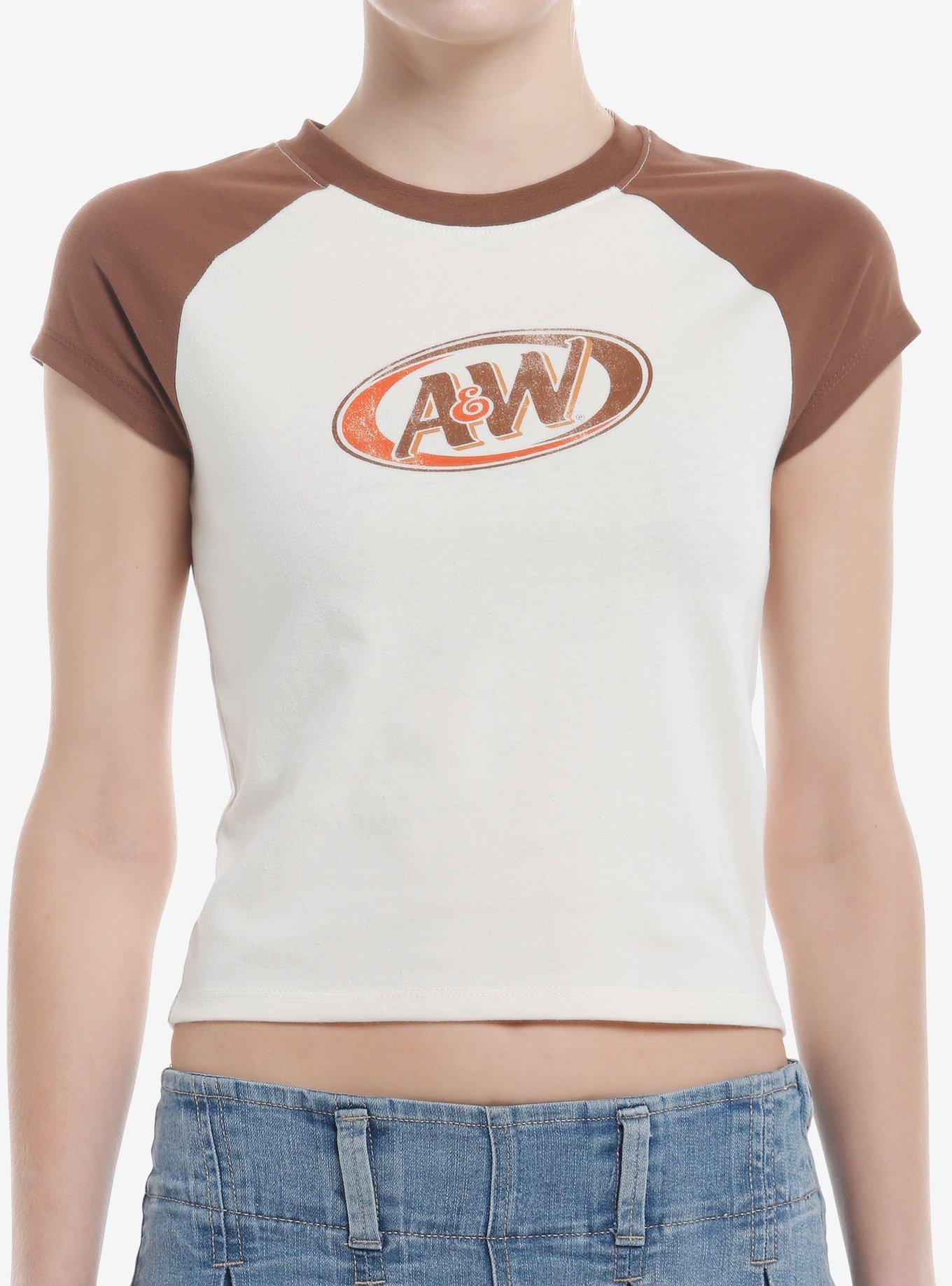A&W Logo Girls Baby Raglan T-Shirt | Trending Graphic Tee For Fans