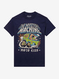 Scooby-Doo! Mystery Machine Moto Club Boyfriend Fit Girls T-Shirt | Trending Graphic Tee For Fans