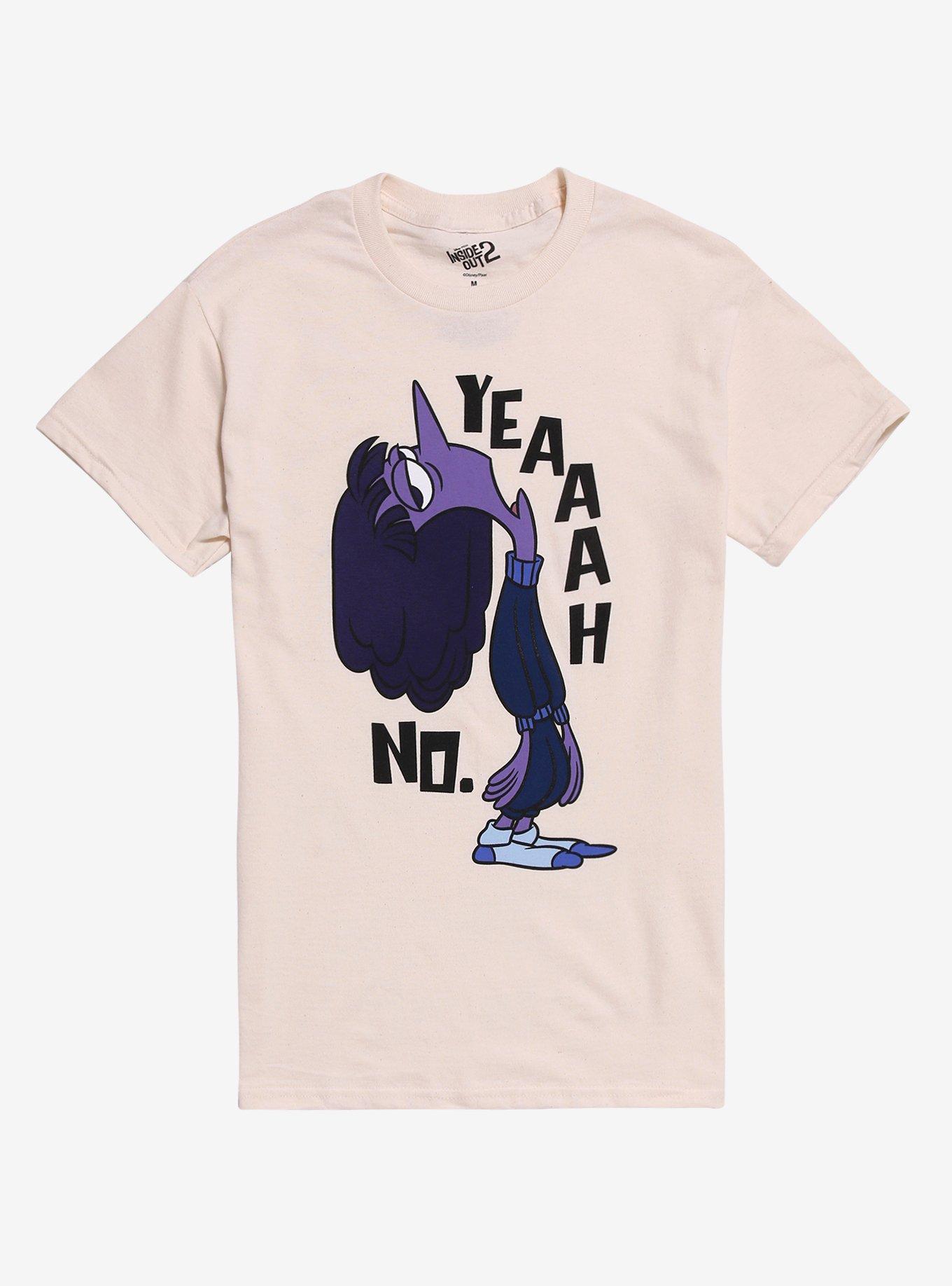 Disney Pixar Inside Out 2 Ennui Boyfriend Fit Girls T-Shirt | Trending Graphic Tee For Fans