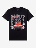 Disney Pixar Inside Out 2 Anger Boyfriend Fit Girls T-Shirt | Trending Graphic Tee For Fans