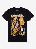 Garfield Group Panel Portraits Boyfriend Fit Girls T-Shirt | Trending Graphic Tee For Fans