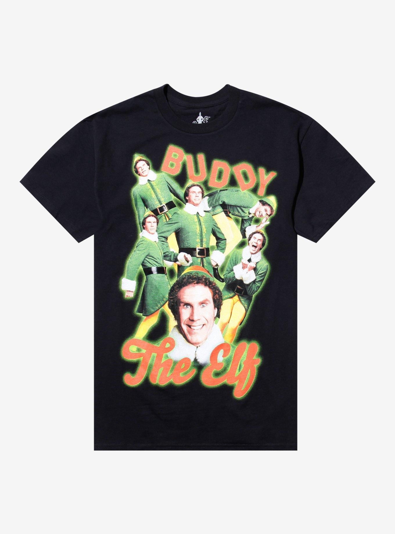 Elf Buddy Collage T-Shirt | Trending Graphic Tee For Fans