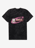 Bee And Puppycat Star Shooting Mineral Wash T-Shirt | Trending Graphic Tee For Fans