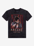 Arcane Vi Dark Wash T-Shirt | Trending Graphic Tee For Fans