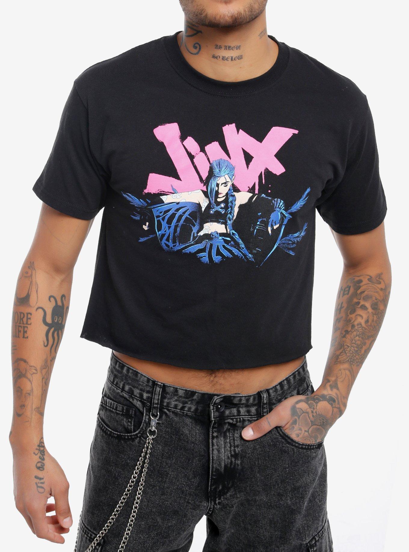 Arcane Jinx Crop T-Shirt | Trending Graphic Tee For Fans