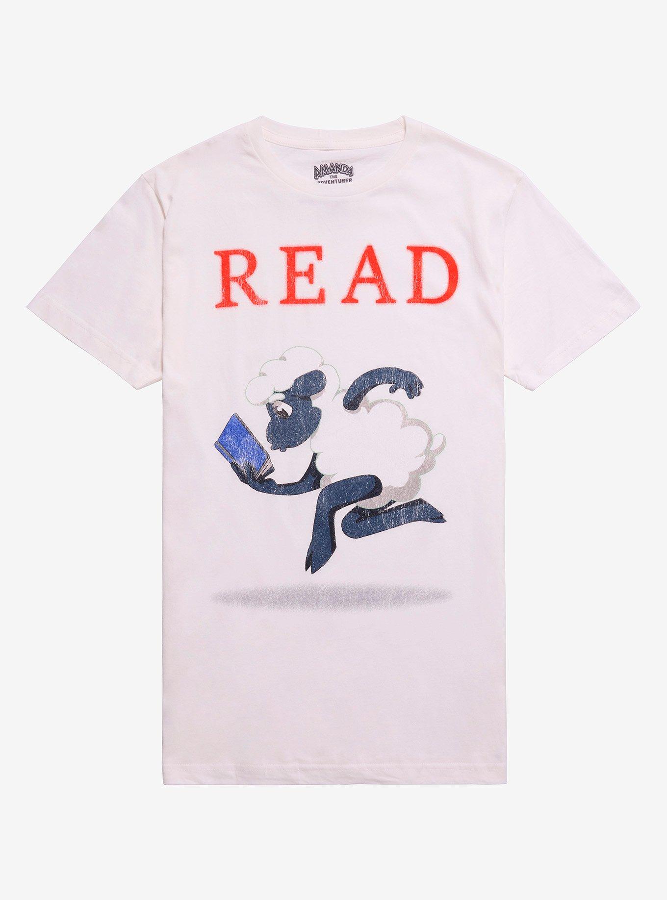 Amanda The Adventurer Read Sheep T-Shirt | Trending Graphic Tee For Fans