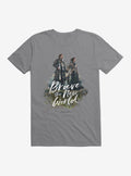 Outlander Jamie Claire Brave New World Poster T-Shirt | Trending Graphic Tee For Fans