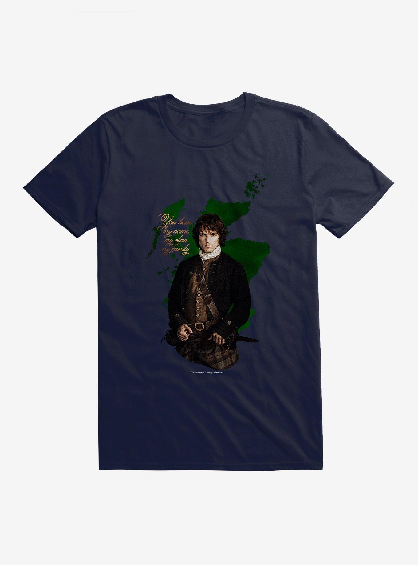 Outlander Jamie Portrait T-Shirt | Trending Graphic Tee For Fans