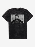 Supernatural Mug Shot Mineral Wash T-Shirt | Trending Graphic Tee For Fans