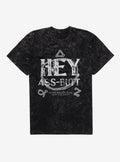 Supernatural Hey Mineral Wash T-Shirt | Trending Graphic Tee For Fans
