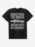 Supernatural Driver Picks The Music Mineral Wash T-Shirt | Trending Graphic Tee For Fans
