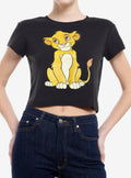 Disney The Lion King Young Simba Girls Baby T-Shirt | Trending Graphic Tee For Fans