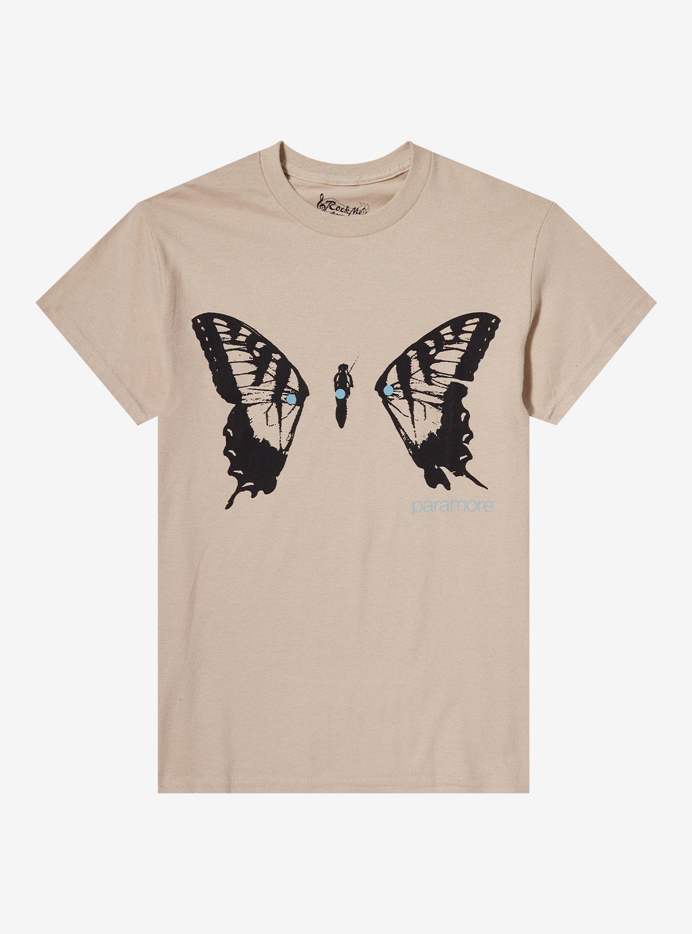 Paramore Brand New Eyes Boyfriend Fit Girls T-Shirt | Trending Graphic Tee For Fans