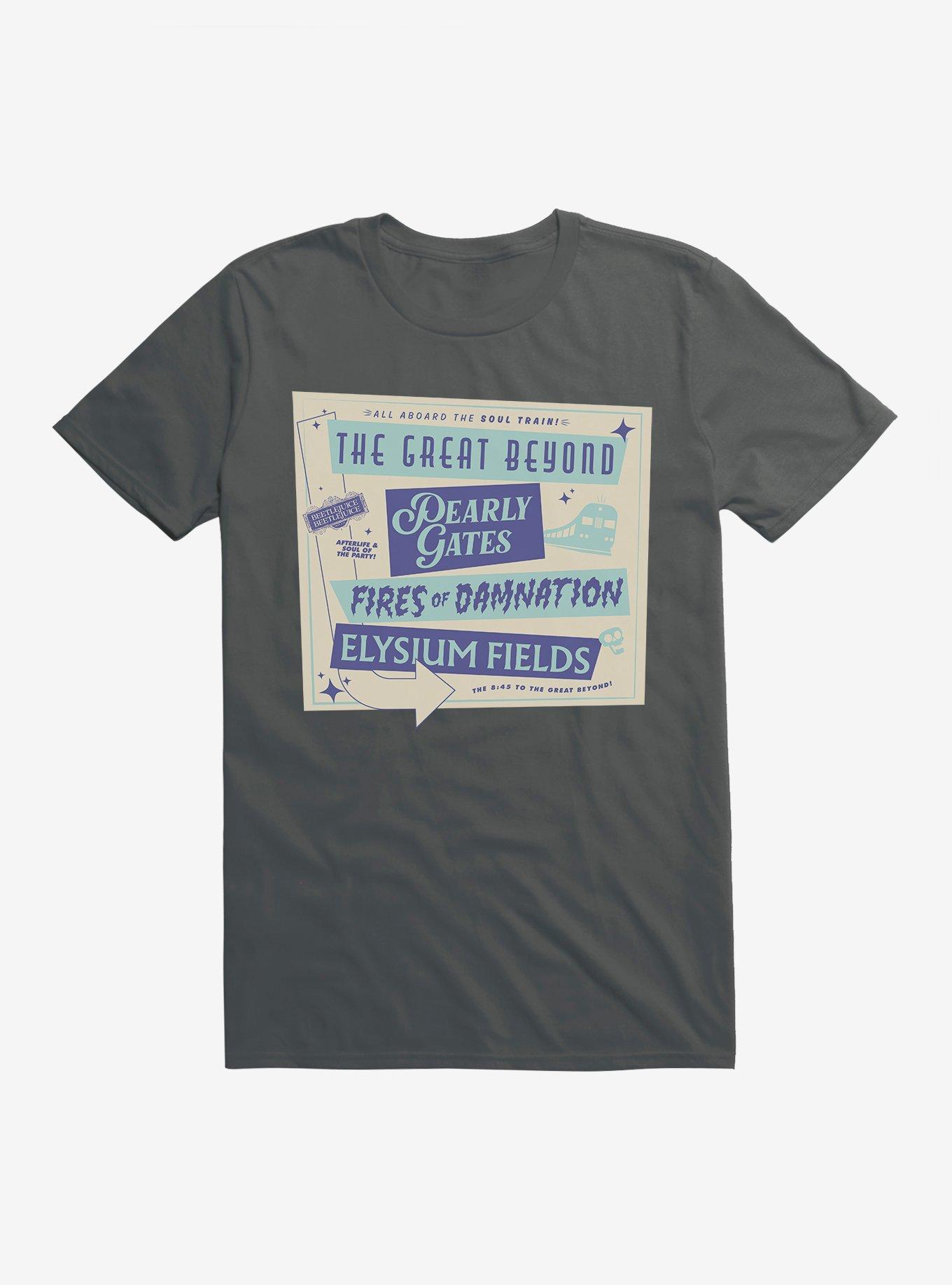 Beetlejuice Beetlejuice Desination Poster The Great Beyond T-Shirt | Trending Graphic Tee For Fans