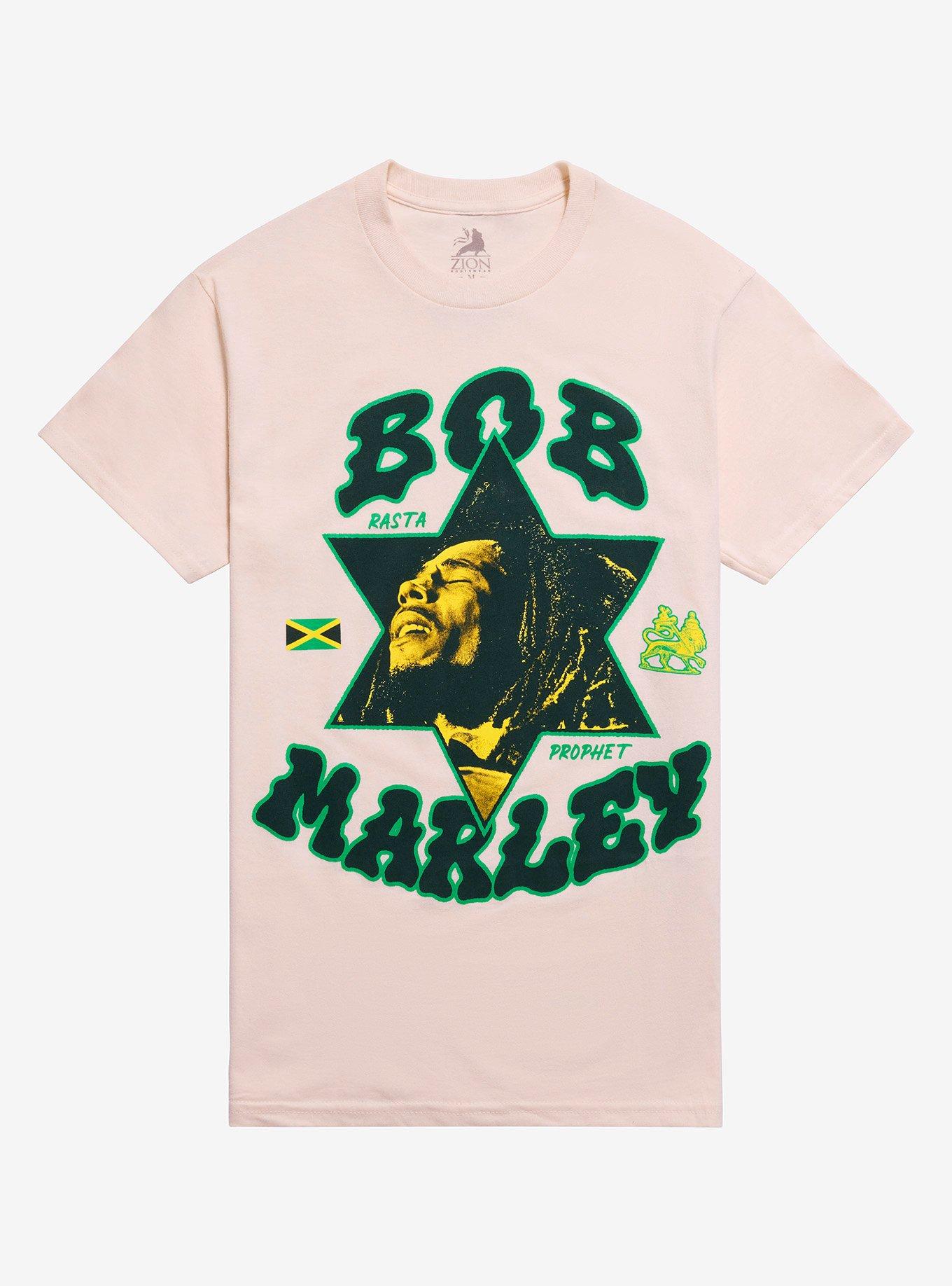 Bob Marley Rasta Prophet Relaxed Fit Girls T-Shirt | Trending Graphic Tee For Fans