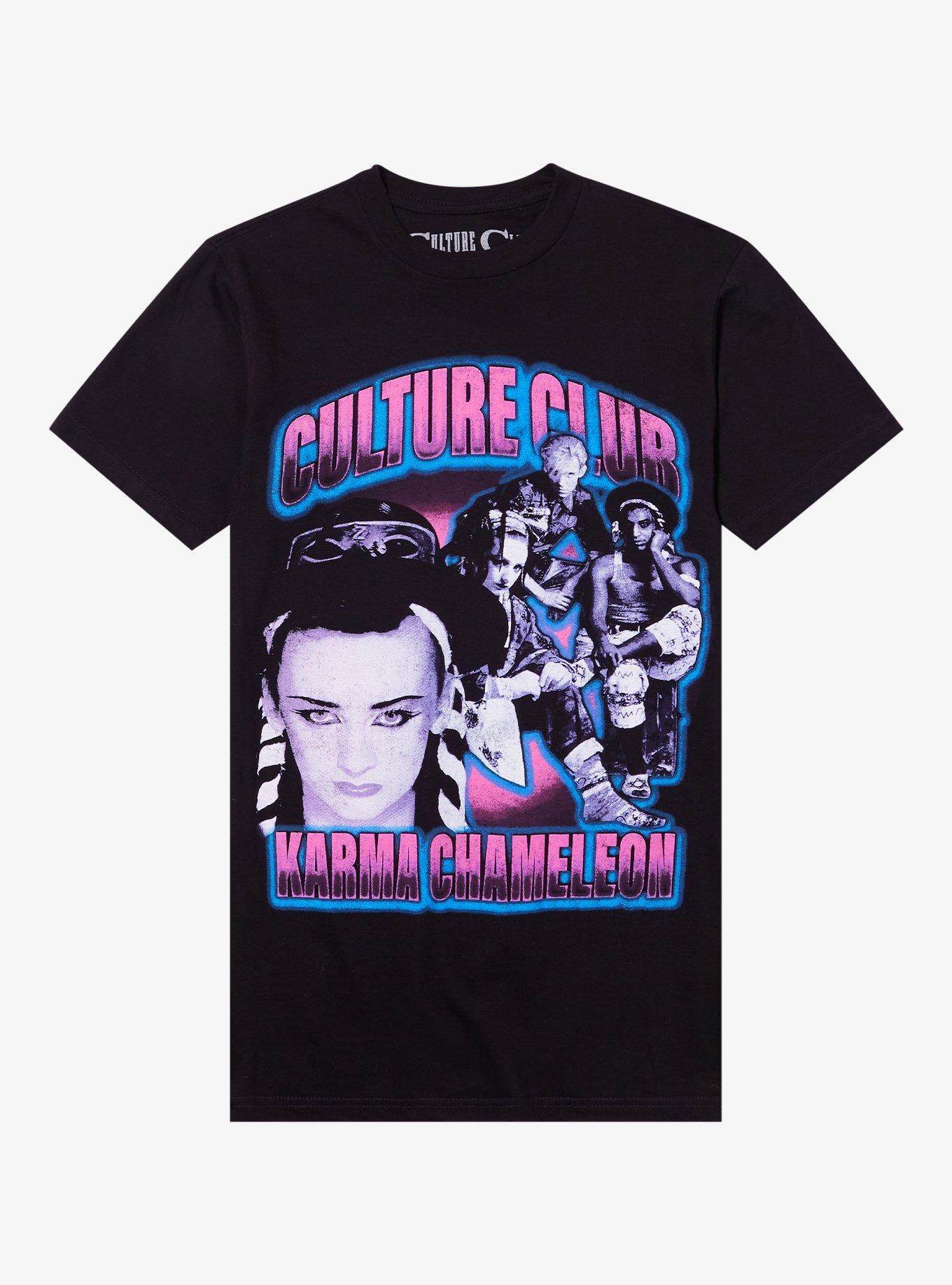 Culture Club Karma Chameleon Relaxed Fit Girls T-Shirt | Trending Graphic Tee For Fans