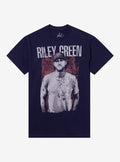 Riley Green Portrait Relaxed Fit Girls T-Shirt | Trending Graphic Tee For Fans