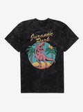 Jurassic Park T-Rex Beach Mineral Wash T-Shirt | Trending Graphic Tee For Fans