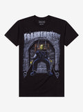 Rock Rebel Universal Monsters Frankenstein Chair T-Shirt | Trending Graphic Tee For Fans