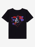 Death Note Ryuk Heart Boyfriend Fit Girls T-Shirt | Trending Graphic Tee For Fans