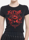Kittie Demon Cat Girls Baby T-Shirt | Trending Graphic Tee For Fans