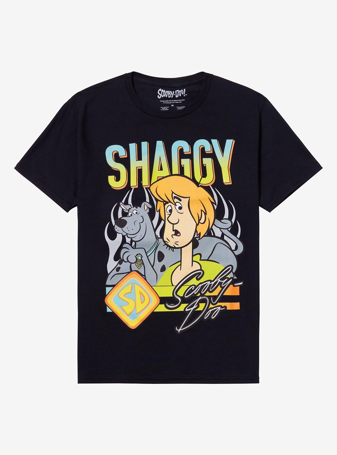 Scooby-Doo! Shaggy Stripe Boyfriend Fit Girls T-Shirt | Trending Graphic Tee For Fans