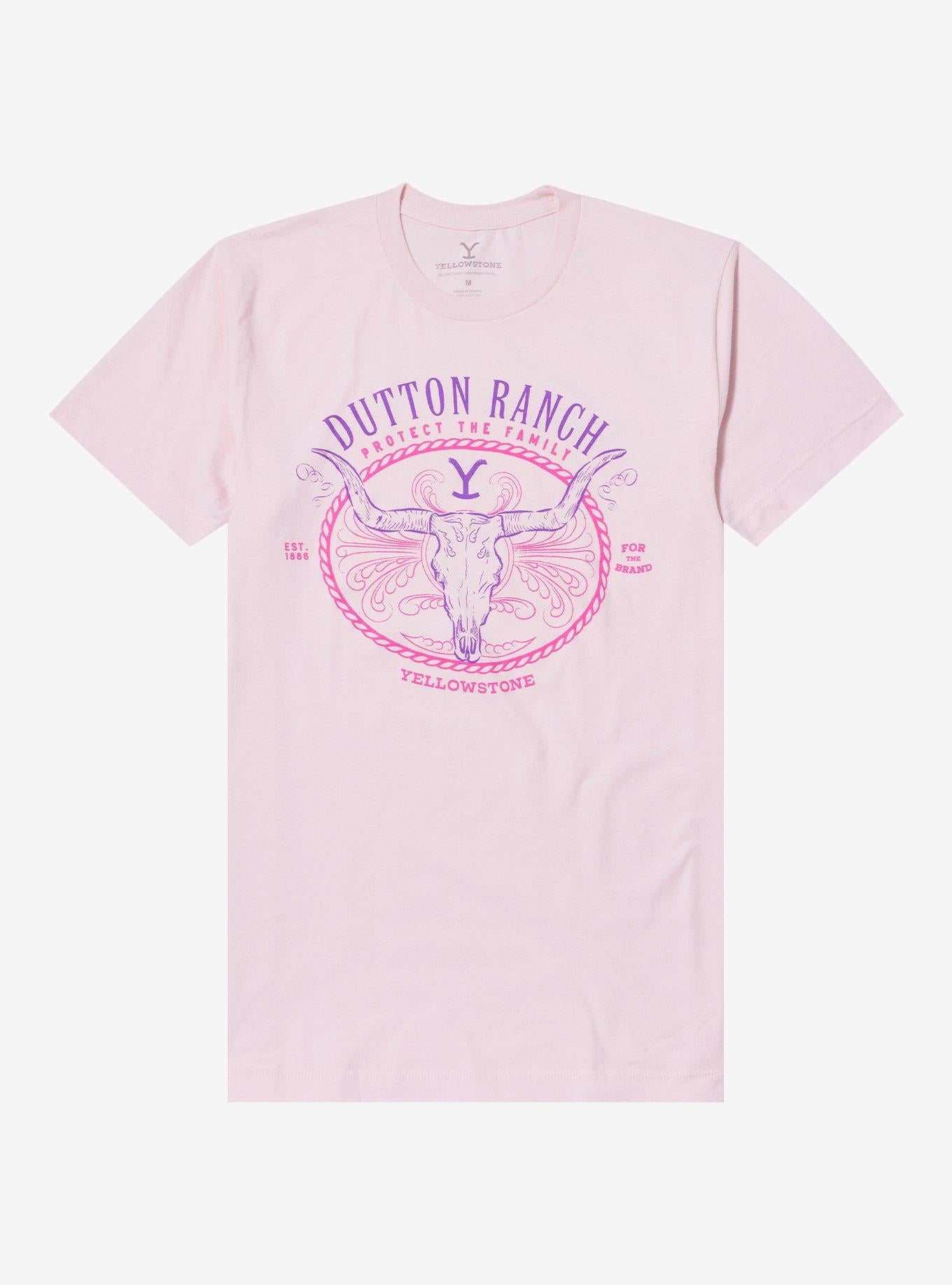 Yellowstone Dutton Ranch Pink T-Shirt | Trending Graphic Tee For Fans
