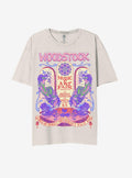 Woodstock Festival Poster Boyfriend Fit Girls T-Shirt | Trending Graphic Tee For Fans
