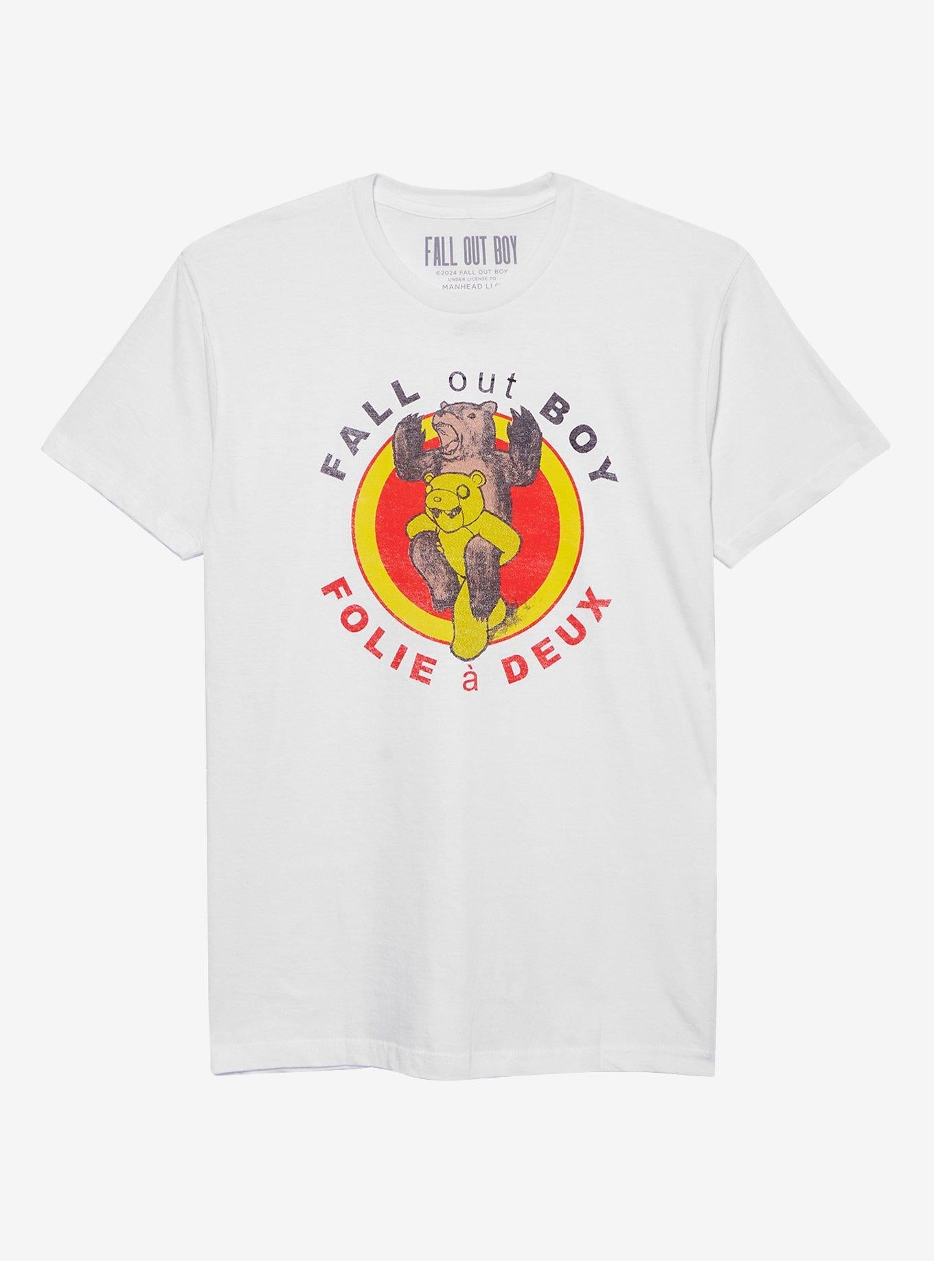 Fall Out Boy Folie A Deux Boyfriend Fit Girls T-Shirt | Trending Graphic Tee For Fans