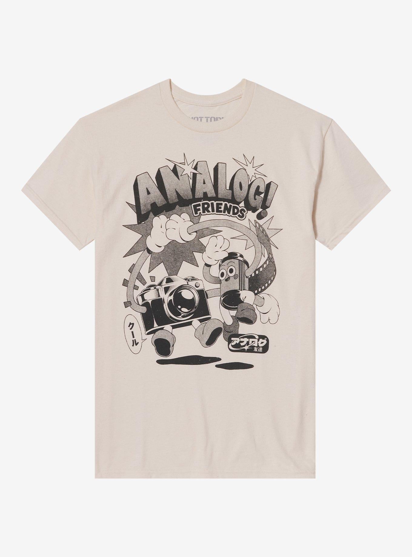 Analog Friends Film & Camera By Ilustrata T-Shirt | Trending Graphic Tee For Fans