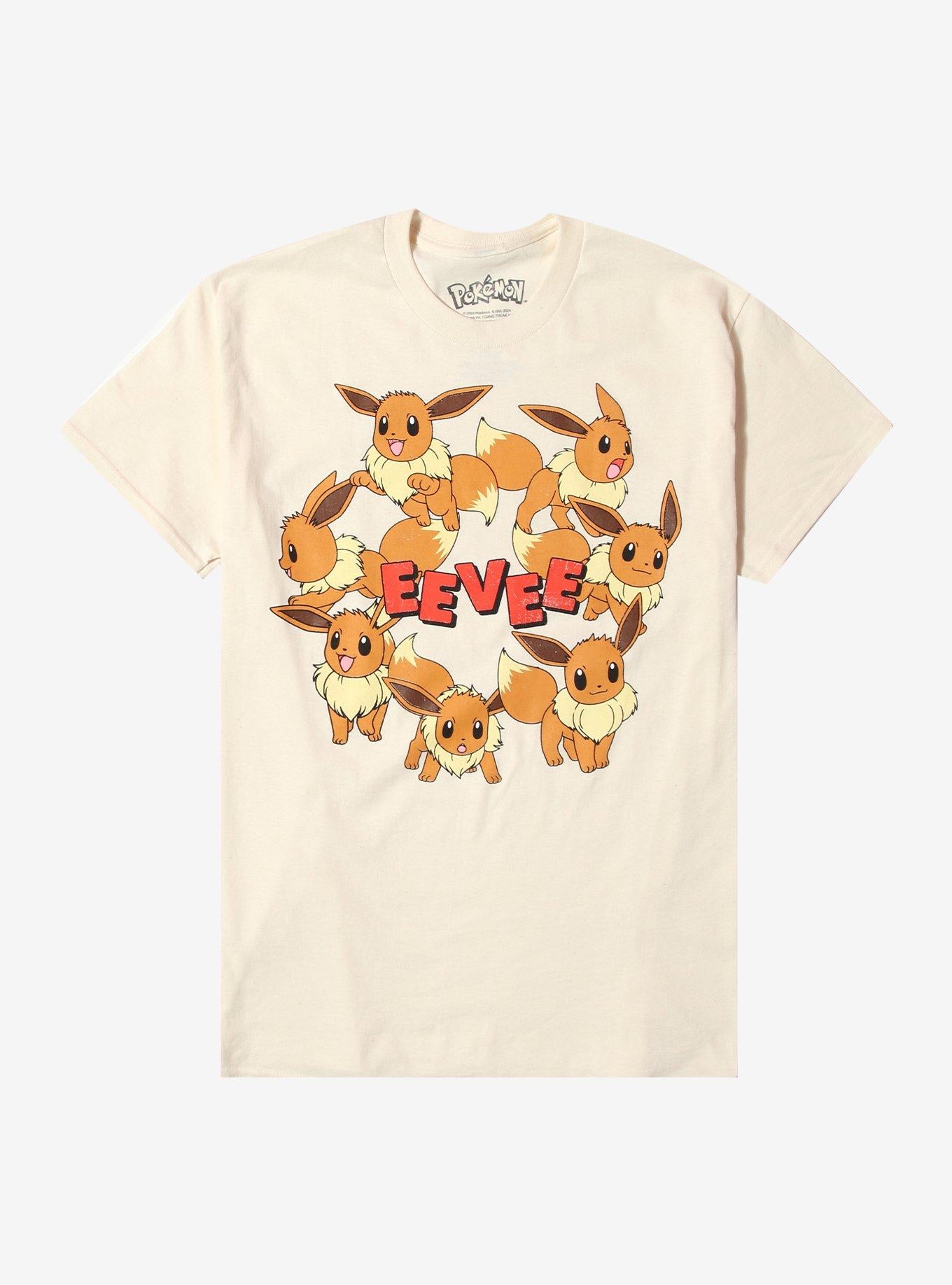 Pokemon Eevee Collage T-Shirt | Trending Graphic Tee For Fans