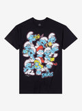 The Smurfs Collage T-Shirt | Trending Graphic Tee For Fans