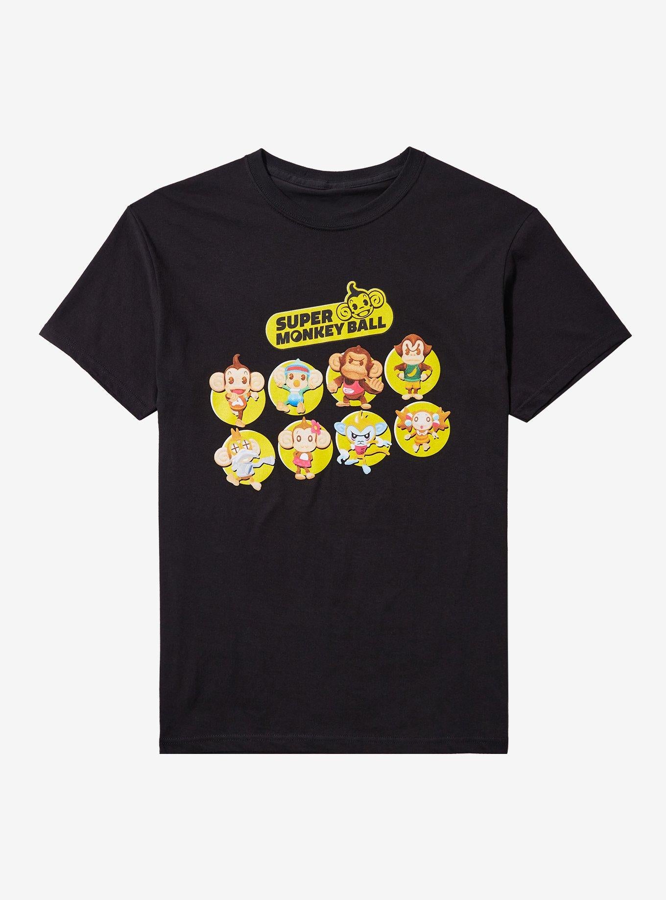 Super Monkey Ball Characters T-Shirt | Trending Graphic Tee For Fans