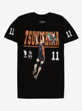 Haikyu!! Tsukishima Jersey Double-Sided T-Shirt | Trending Graphic Tee For Fans