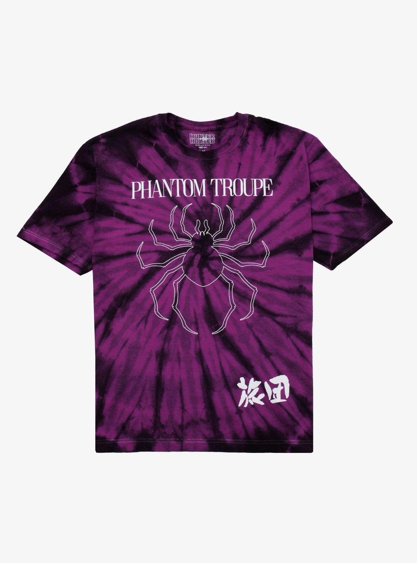 Hunter X Hunter Phantom Troupe Spider Tie-Dye T-Shirt | Trending Graphic Tee For Fans