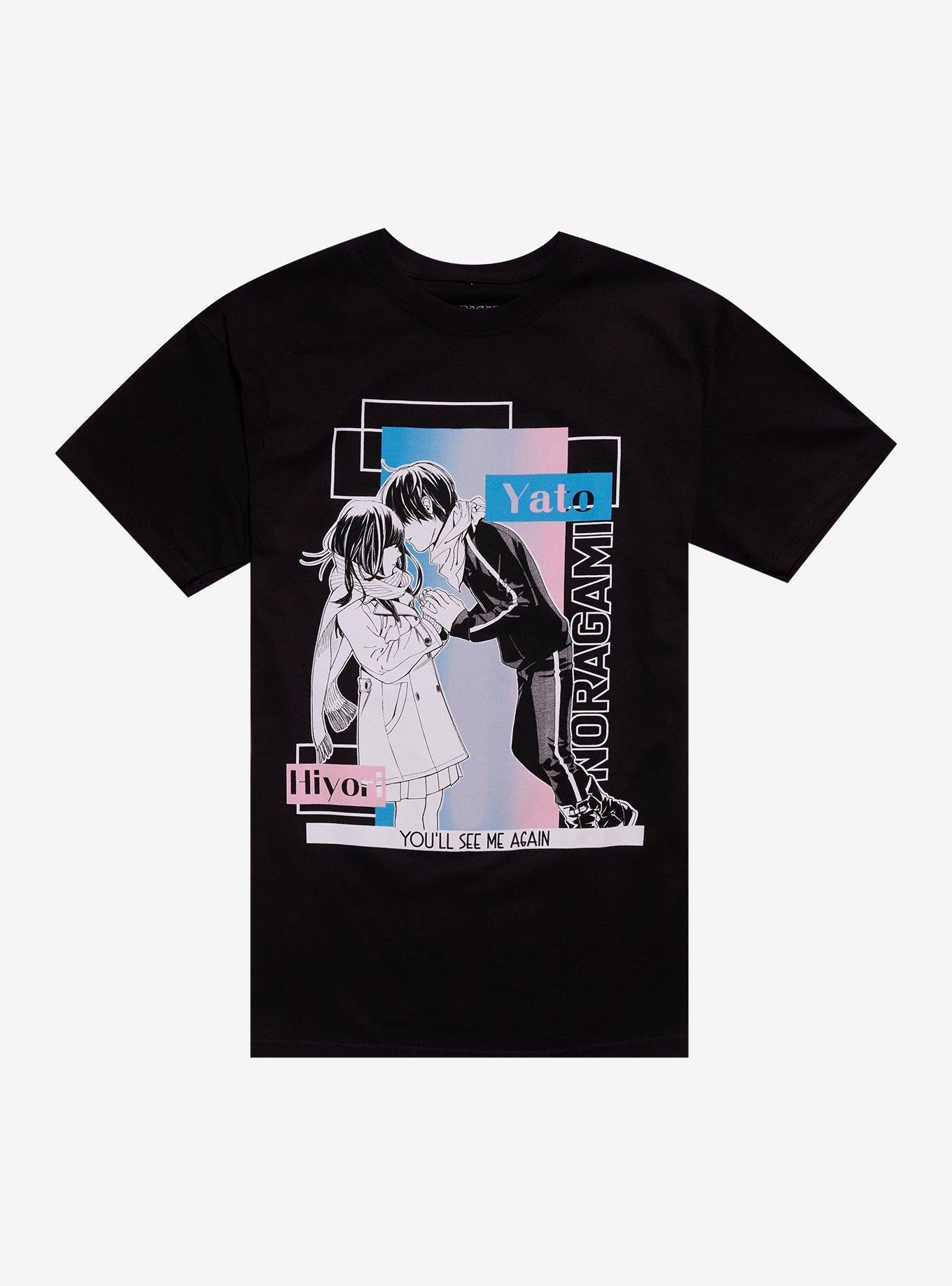 Noragami Manga Art Yato & Hiyori T-Shirt | Trending Graphic Tee For Fans