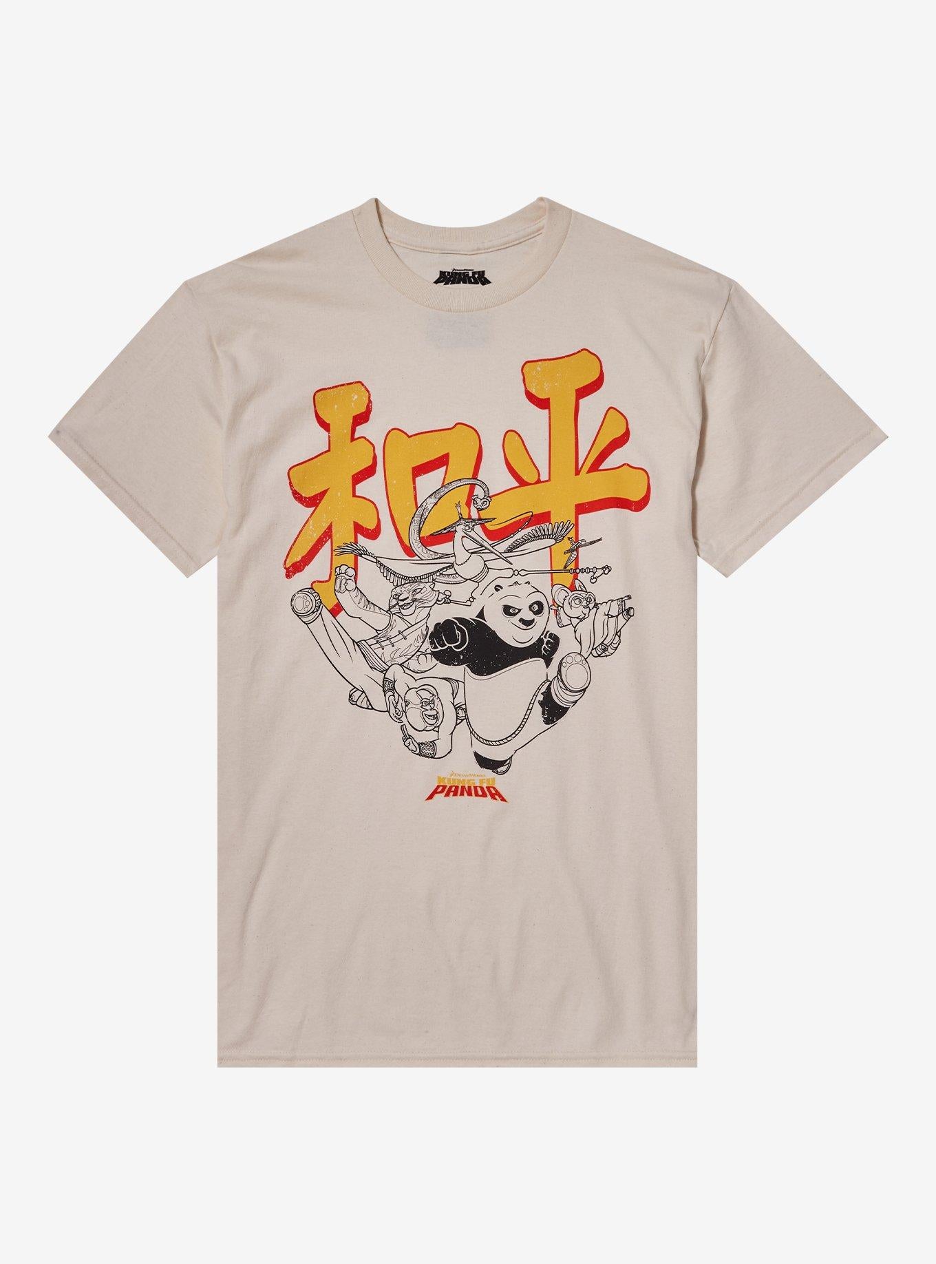 Kung Fu Panda Action Poses T-Shirt | Trending Graphic Tee For Fans
