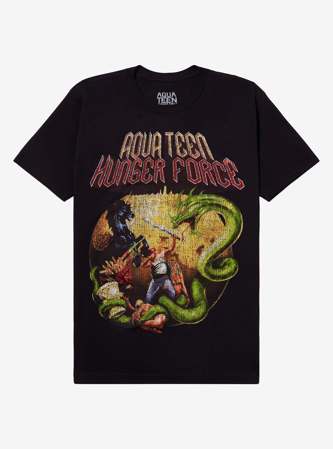 Aqua Teen Hunger Force Metal Poster T-Shirt | Trending Graphic Tee For Fans