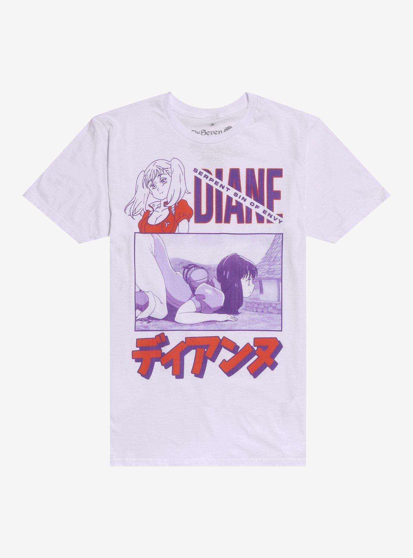 The Seven Deadly Sins Diane Panel T-Shirt | Trending Graphic Tee For Fans
