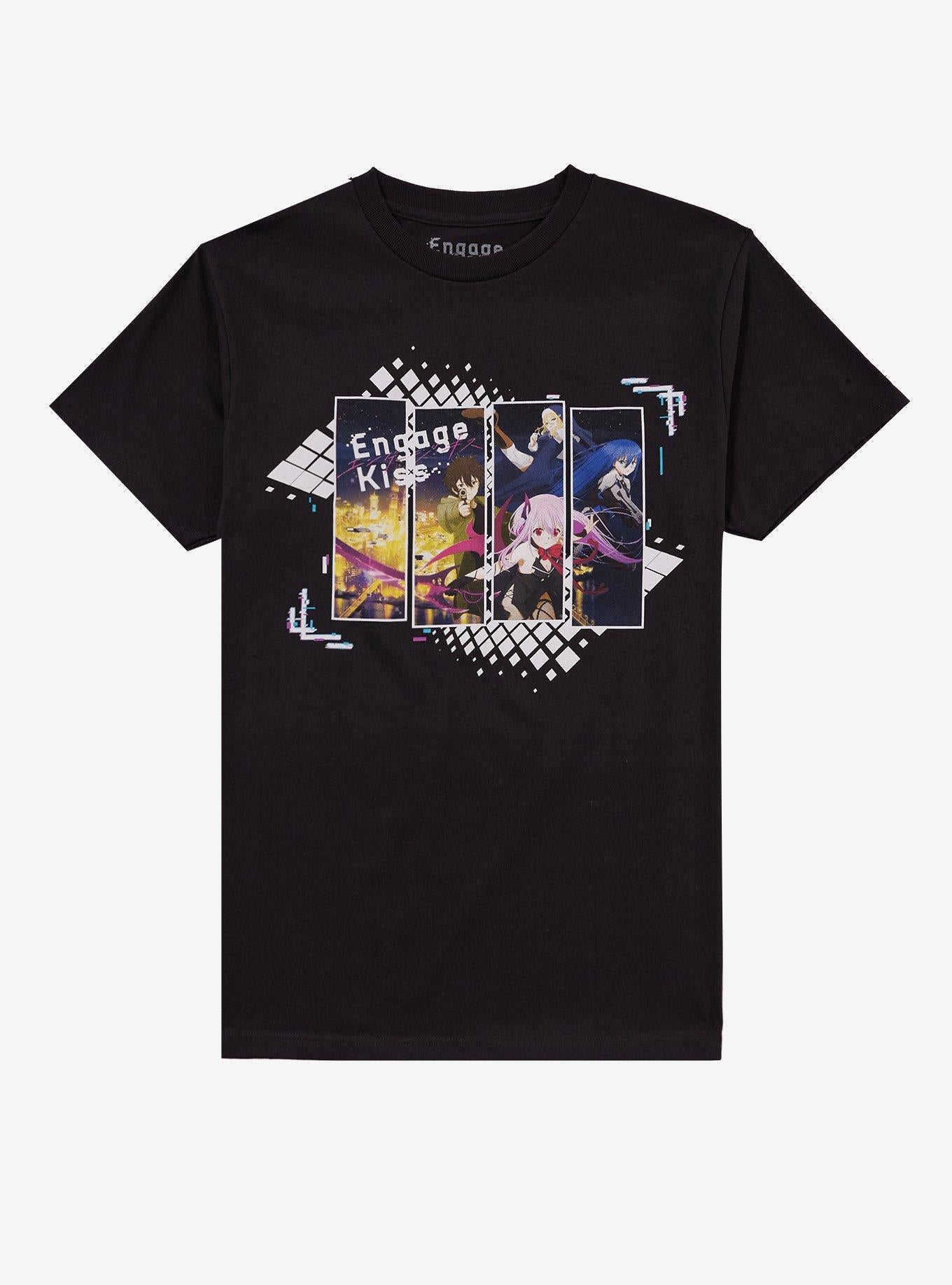 Engage Kiss Group Panels T-Shirt | Trending Graphic Tee For Fans